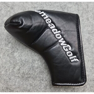 Pinemeadow Blade Putter Golf Club Head Cover Black Vinyl 5-1/2 Inch